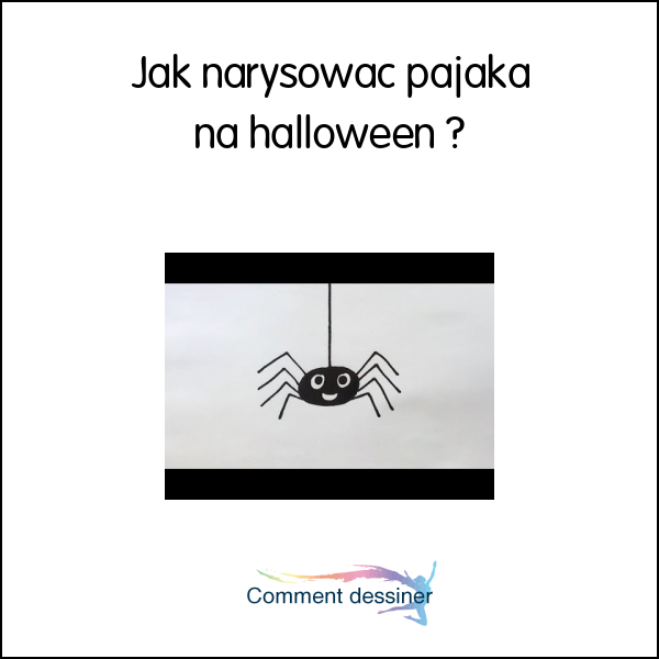 Jak narysować pająka na halloween